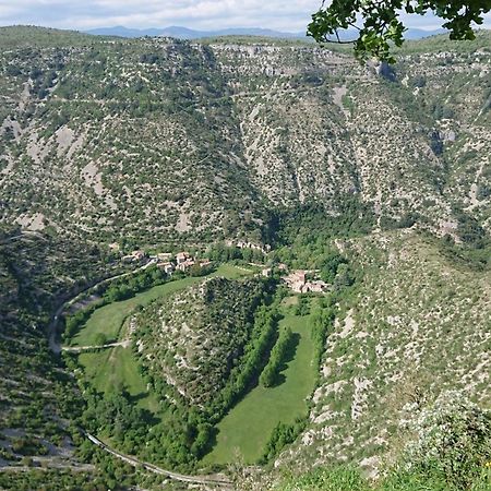 Gite En Cevennes Du Sud, Bergerie Restauree Au Rez De Jardin D'Une Bastide Avec Piscine, Vue Exceptionnelle, Authenticite Et Confort Saint-Laurent-le-Minier Exterior foto
