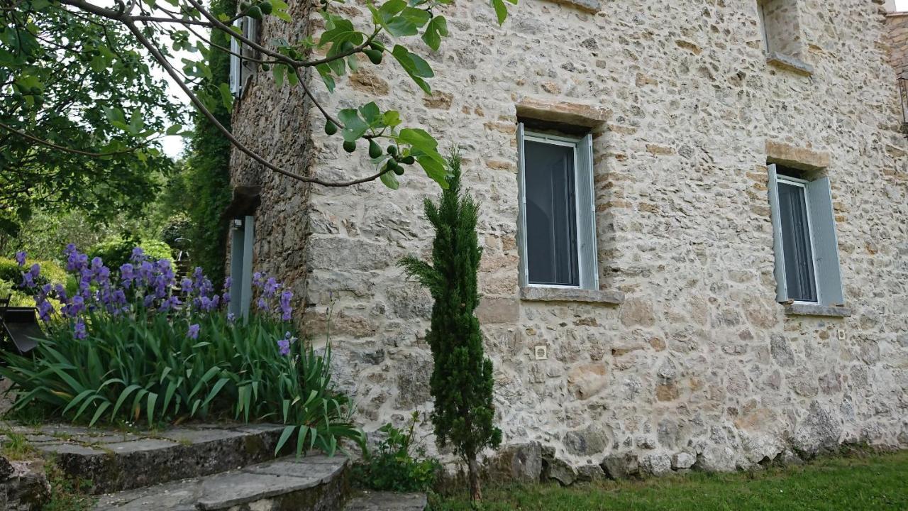 Gite En Cevennes Du Sud, Bergerie Restauree Au Rez De Jardin D'Une Bastide Avec Piscine, Vue Exceptionnelle, Authenticite Et Confort Saint-Laurent-le-Minier Exterior foto