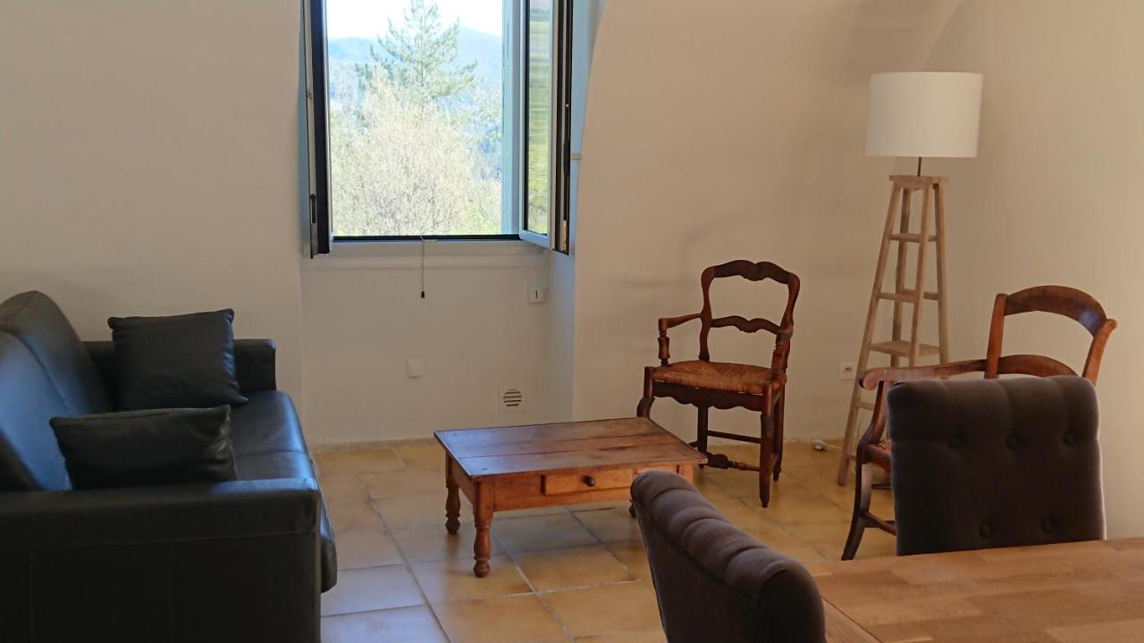 Gite En Cevennes Du Sud, Bergerie Restauree Au Rez De Jardin D'Une Bastide Avec Piscine, Vue Exceptionnelle, Authenticite Et Confort Saint-Laurent-le-Minier Exterior foto