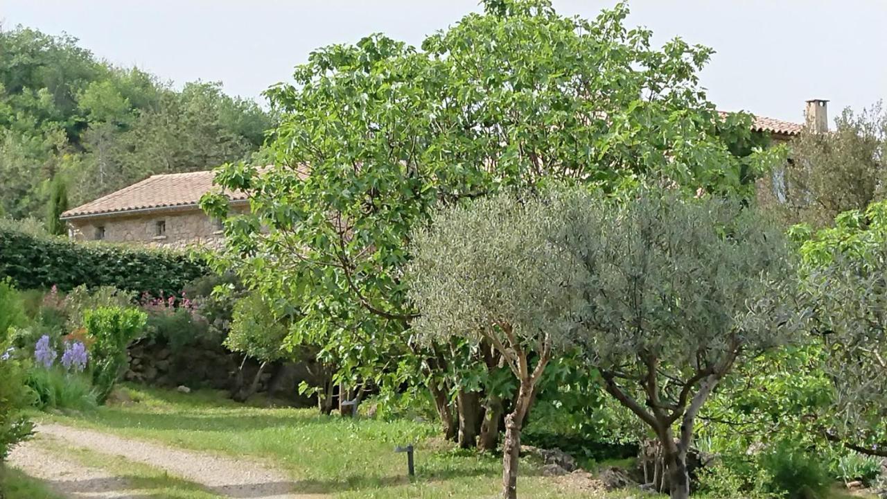 Gite En Cevennes Du Sud, Bergerie Restauree Au Rez De Jardin D'Une Bastide Avec Piscine, Vue Exceptionnelle, Authenticite Et Confort Saint-Laurent-le-Minier Exterior foto